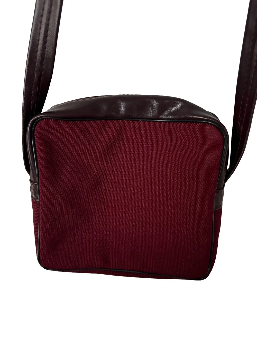 Vintage Kodak Kodamatic Camera Case Burgundy Retro Shoulder Bag